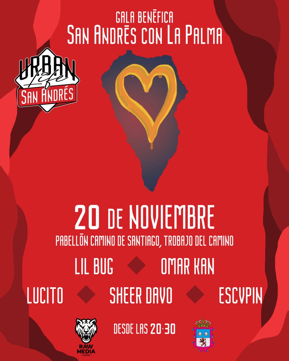 Gala Benéfica por los afectados de La Palma

Gracias a todos estos chavales por hacerlo posible, nos vemos el sábado🎤

¡¡Toda ayuda es poca!! #TodosConLaPalma 🌋