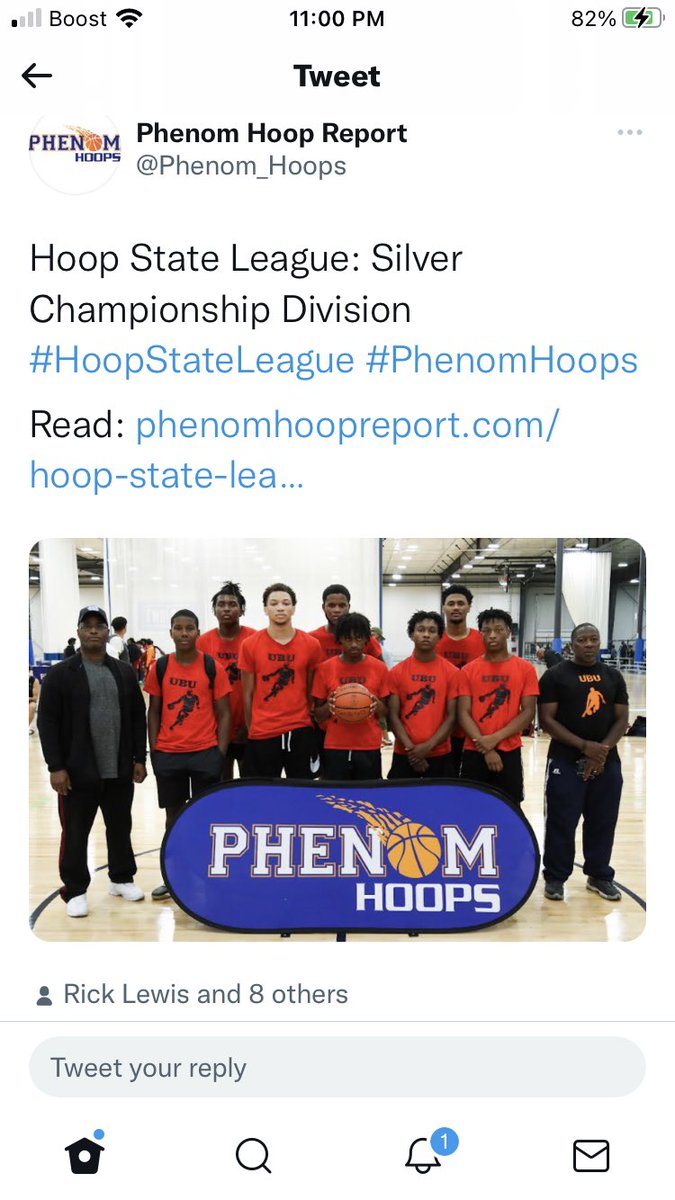 Way to Go UBU ⁦<a href="/HoopStateWebb/">Webb Wellman</a>⁩ ⁦<a href="/Phenom_Hoops/">Phenom Hoop Report</a>⁩ ⁦<a href="/Coach_Rick57/">Rick Lewis</a>⁩ Let’s GO!!