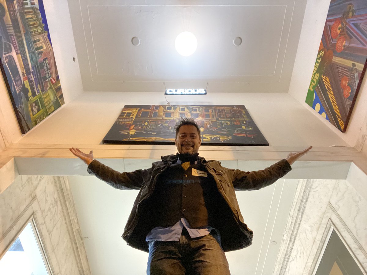 Art Show at Angad Arts Hotel! Facing Grand Ave…