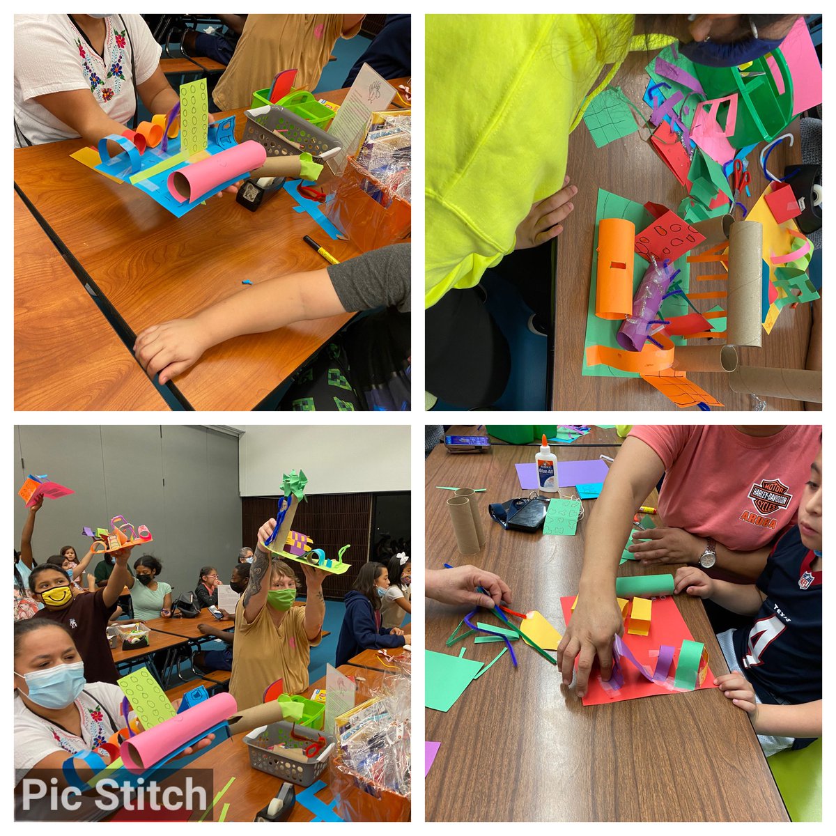 kennedy_library's tweet photo. Kennedy families are so creative! @KennedyCougs #librarynight #BeTheChange https://t.co/DgIuasLEpe