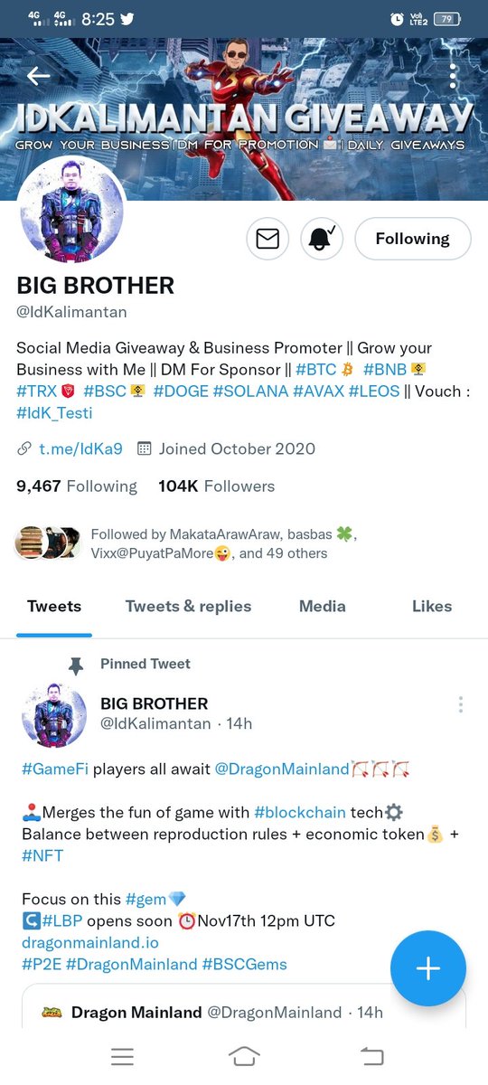 Maria68349992's tweet photo. @IdKalimantan Always following boss 😊😊😊
Hope to win . Thanks ❤️❤️😇😇 https://t.co/IxPZ4OKZb9