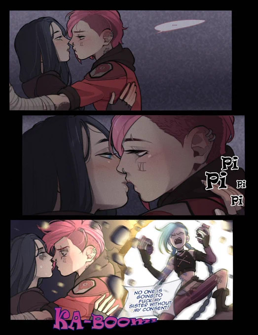 I had to do this before I returned to work.

#Arcane #Jinx #vixcaitlyn #Lol 