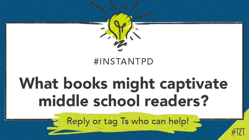 teacher2teacher's tweet photo. Let's start a thread of classroom library picks for middle school Ss! 📚👇 

T @FosseMr wants to promote a love of reading and learning across different subjects – what books might you recommend?

#InstantPD #BookChat #BuildYourStack #PLN https://t.co/R5Ao8NObem
