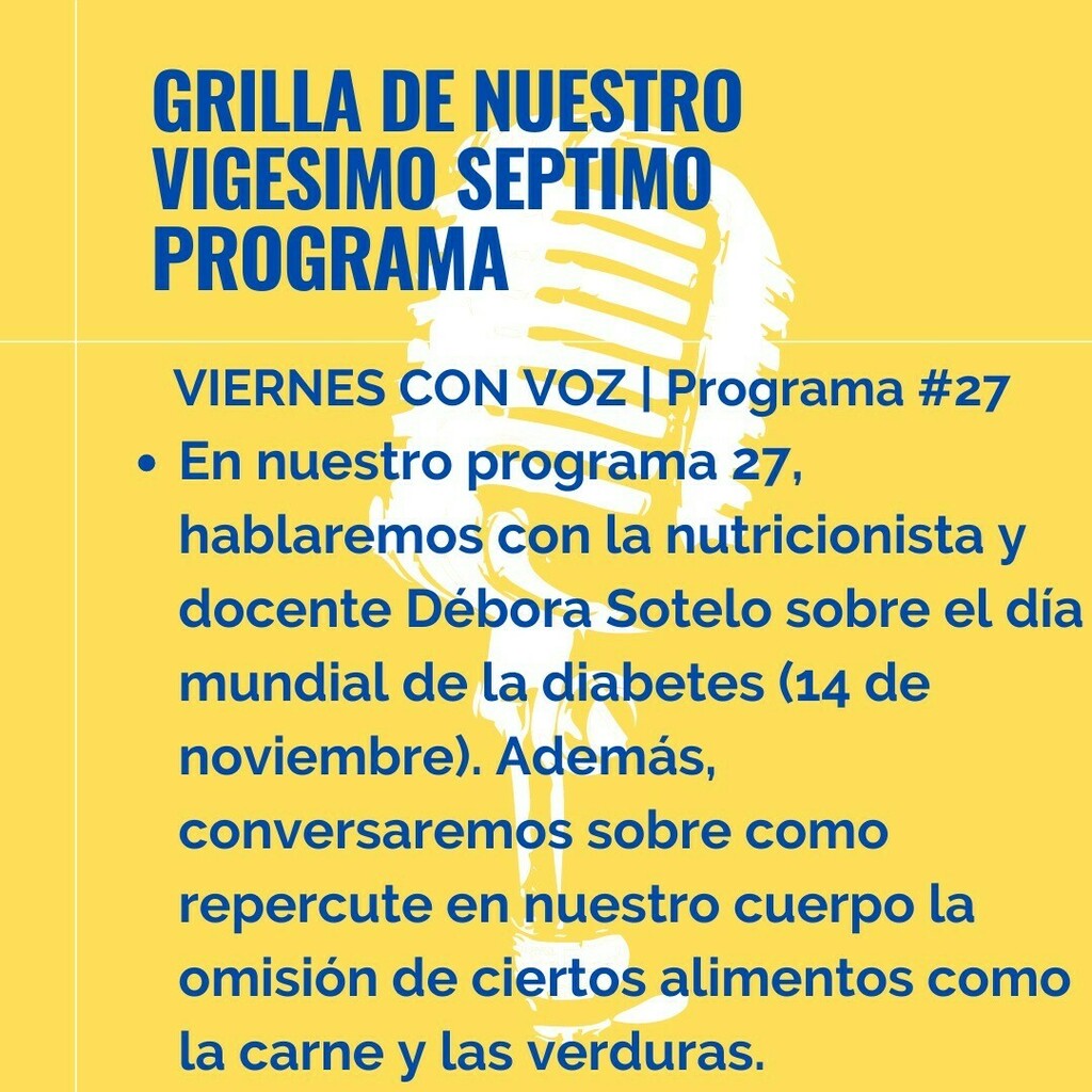 viernesvozz's tweet photo. Les presentamos la grilla de nuestro próximo programa. Este viernes desde las 10am a través de radio "la regional". https://t.co/ZG9Np0CNdP https://t.co/8exUvLr7w8