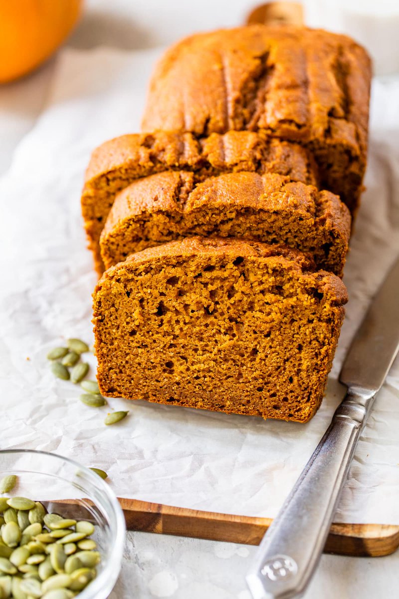 Scented sprays aren't ideal for the #AirQuality in your home. Baking #PumpkinBread is a more tasty and natural way to make your home smell like fall! Check out this healthy and delicious version from <a href="/wellplated/">Erin Clarke</a>. 🎃 #NationalHomemadeBreadDay bit.ly/3EuIls0
