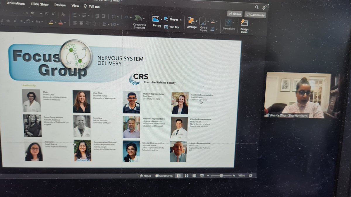 Dr. Tushar Kumeria (@tkumeria) on Twitter photo An amazing talk from the chair of the new <a href="/CRS_FG_Nervous/">CRS Nervous System Delivery</a> Prof Shanta Dhar at #DDA2021.
Also, consider joining the CRS Nervous system delivery focus group. It's a great place for people working on brain drug delivery. <a href="/CRS_YSC/">Young Scientist Committee YSC-CRS</a> <a href="/CRSScience/">Controlled Release Society</a> <a href="/AustralianCRS/">Drug Delivery Australia</a> An amazing talk from the chair of the new <a href="/CRS_FG_Nervous/">CRS Nervous System Delivery</a> Prof Shanta Dhar at #DDA2021.
Also, consider joining the CRS Nervous system delivery focus group. It's a great place for people working on brain drug delivery. <a href="/CRS_YSC/">Young Scientist Committee YSC-CRS</a> <a href="/CRSScience/">Controlled Release Society</a> <a href="/AustralianCRS/">Drug Delivery Australia</a>
