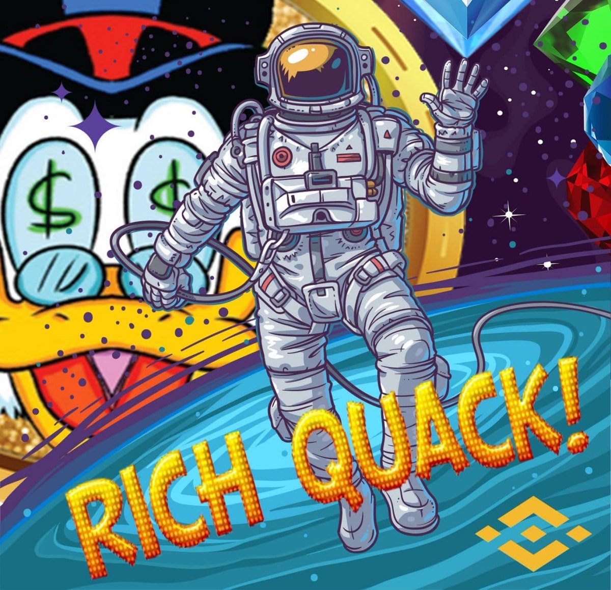 RichQuack's tweet photo. #QUACKattack Binance

5B QUACK GIVEAWAY for 5 winners! 1B each
1. Like, RT, QT this Post
2. Comment good things about $QUACK on @binance 
3. Drop the link to your Comment and your BEP20 address below. 1 comment = 1 entry!

announce in 36h

#richquack #cryptogiveaway #Giveaways https://t.co/nXMCoyEIc1