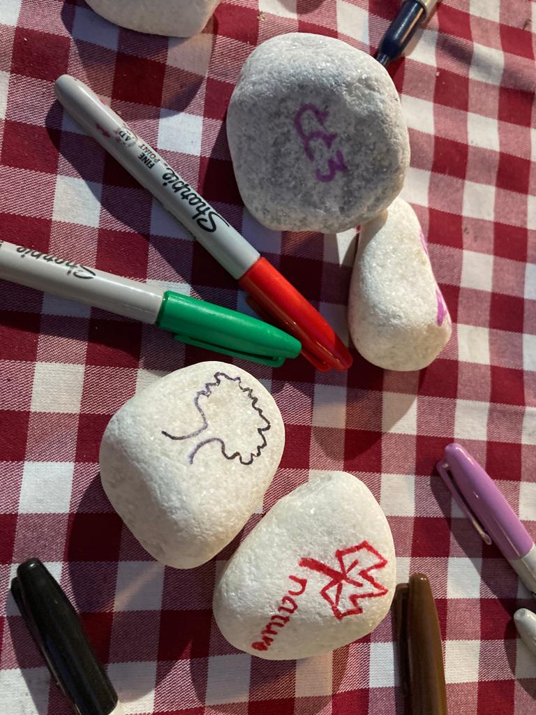 ThatsElementary's tweet photo. We #Read inspiring #story #TheStoneGarden by 
#ChieriUegaki ...It all started with a pocket of Stones! #stonepainting with #drawings about #nature &amp; #GuidedMeditation #GemStones @plumvillageapp https://t.co/QuRCt9JSXc
Singing Pebble meditation Song by @jamband #CharityKhan 💚🎶 https://t.co/bgQb4udGUn