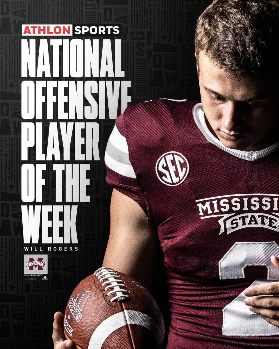 Kyle_Boyles's tweet photo. The Cowboy is a beast!  Love that he signed an NIL to provide bbq weekly to his O line!  #HailState https://t.co/0u071oomoW