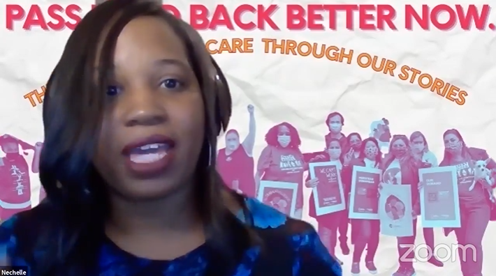 CommChangeAct's tweet photo. Nechelle from #Florida is asking @RepStephMurphy to pass #BuildBackBetter NOW!
"Build Back Better is very very important to me because I want my daughter to have a fun, loving, caring learning experience."
#BuildChildCare https://t.co/FKKoPXYnRc