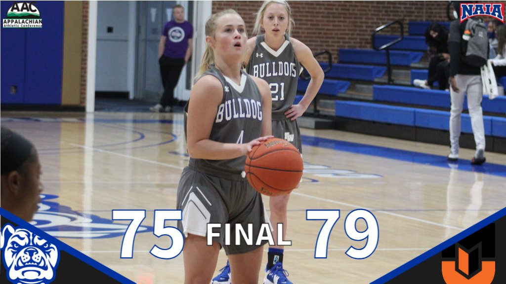 twbulldogs's tweet photo. #TWUWBB came out on the wrong end of an @AACsports battle this evening, falling to Milligan University 79-75. Jacelyn Stone had a career-high 25 points in the contest Jordan Wright (12 points) and Cambree Mayo (10 points) were also in double figures. 
@DPASports https://t.co/eAmHRYfbhn