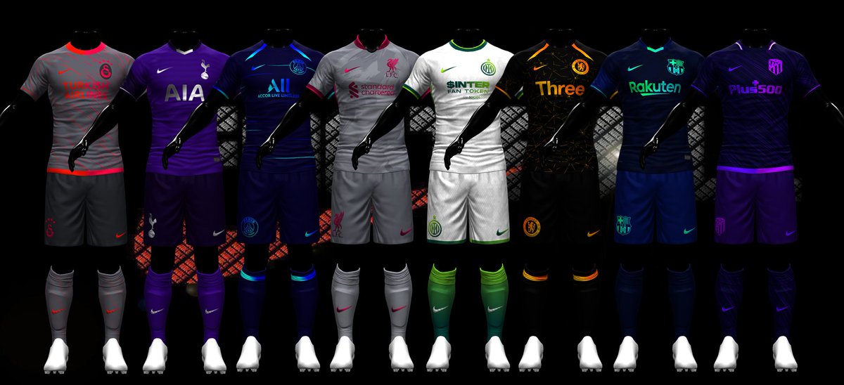 <a href="/nikefootball/">Nike Football</a> x <a href="/fifakitcreator/">EAFC Kit Creator</a> 
NIKE ELITE TEAMS
<a href="/Inter/">Inter ⭐⭐</a> <a href="/Atleti/">Atlético de Madrid</a> <a href="/FCBarcelona/">FC Barcelona</a> <a href="/SpursOfficial/">Tottenham Hotspur</a> <a href="/LFC/">Liverpool FC</a> <a href="/PSG_inside/">Paris Saint-Germain</a> <a href="/GalatasaraySK/">Galatasaray SK</a> <a href="/ChelseaFC/">Chelsea FC</a>