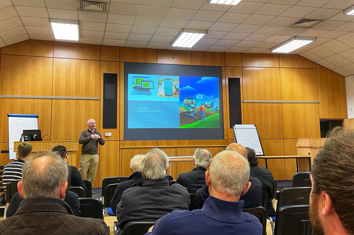 billmero's tweet photo. Guest speaker Andrew Manfield highlights the importance of digital skills at the inaugural meeting of the refreshed Bishop Burton Agriculture Club #newmemberswelcome https://t.co/8ofALw6Obc