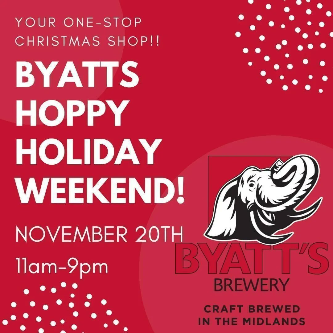 It's 'Hoppy Holiday Weekend' this coming Saturday! Get all your Xmas gifts in one place at our 'Hoppy Holiday Weekend' on November 20th & reward yourself with a beer after! Featuring our own gift packs with 10% OFF , stands from @CaneysCider & @warwickshiregin AND @BadBoyBurgers