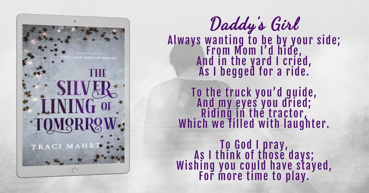 tlmahrt's tweet photo. This collection will resonate not only with those that have lost a parent but with anyone who has lost a loved one in their lifetime. 
Amazon ➜ https://t.co/OTShcnsY5B
#TLMahrt #IndieAuthor #SupportIndieAuthors #Mustreads
#Poetry #SilverLiningofTomorrow https://t.co/zu4ze7C0qG