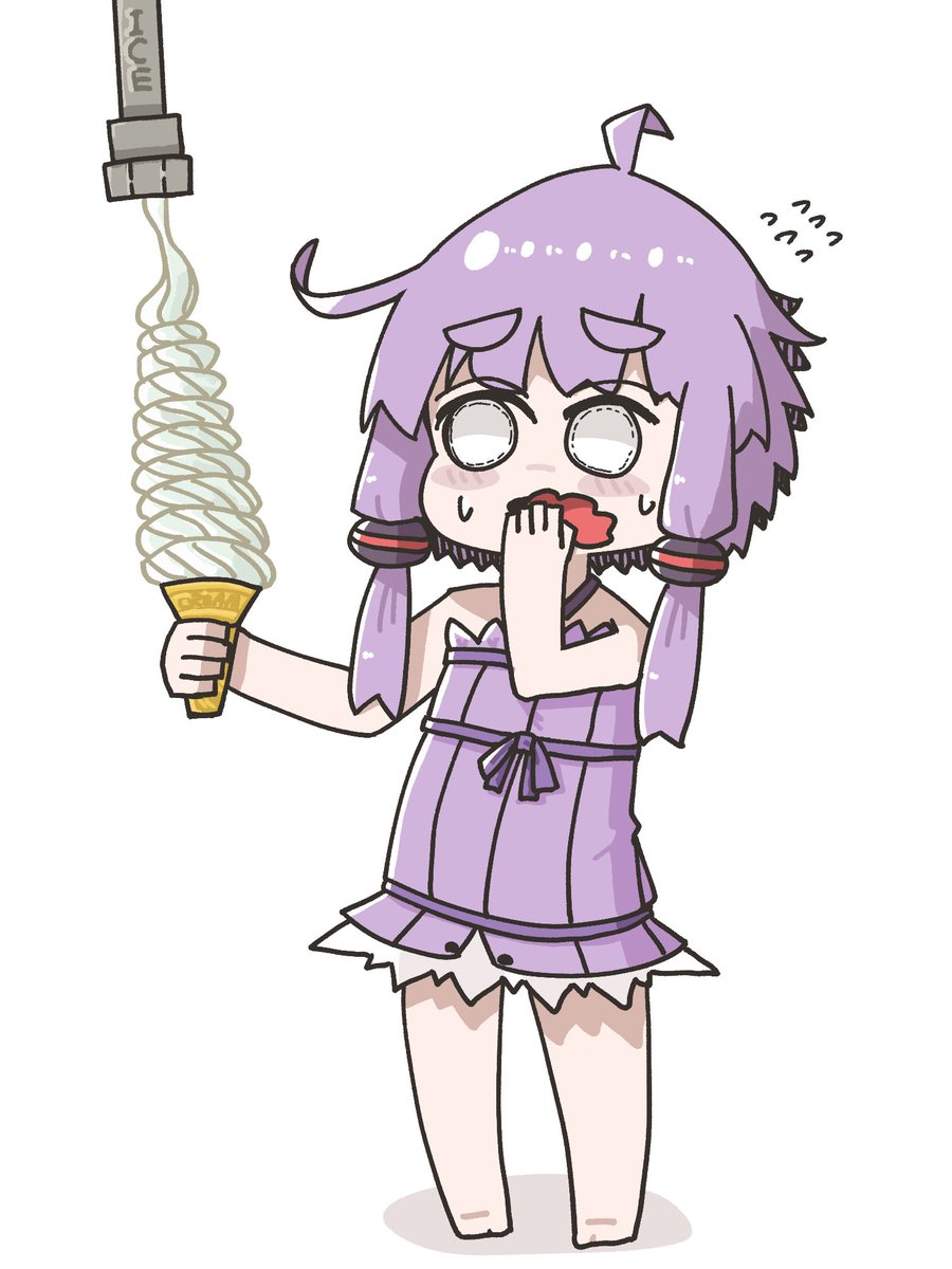結月ゆかり 「無限アイス🍦 」|毛玉猫🍄＠Skeb募集中のイラスト