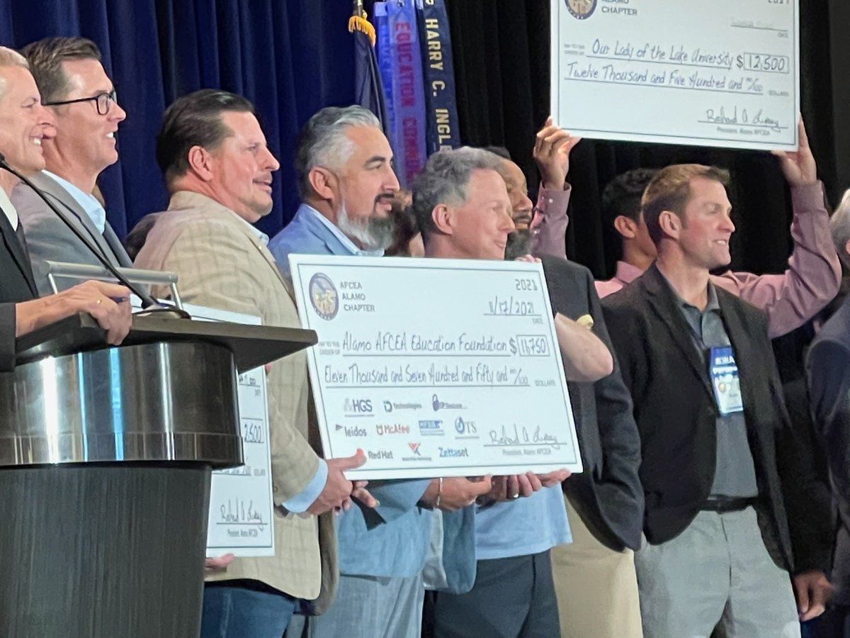IPSecureinc's tweet photo. It’s an honor to be one of the donors of the AFCEA Alamo Chapter Education Foundation. Supporting local universities and strengthening San Antonio’s cyber ecosystem.

#changetheworld #OurFuture #STEM #ace2021  #ipsecure #cybersecurity https://t.co/Sf6eIrrUdX