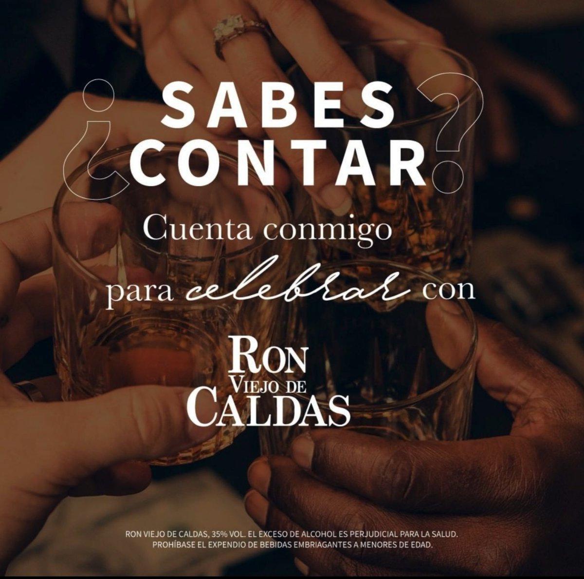 A todos nos gusta saber con quién podemos contar  y #LosQueSaben de Ron Viejo de Caldas, siempre están.