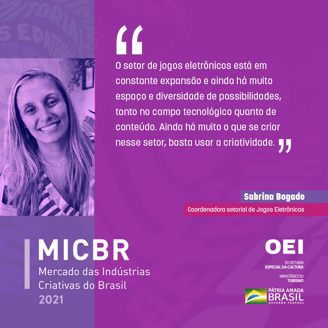 OEIBrasil's tweet photo. Vai ter #games no #MICBR sim!
Um dos mercados que mais crescem ano após ano, o segmento de jogos eletrônicos tem se demonstrado cada vez mais diverso e acessível. Confira a importância dele na fala da coordenadora setorial de #jogoseletrônicos, Sabrina Bogado. https://t.co/GQJnqAHA8v