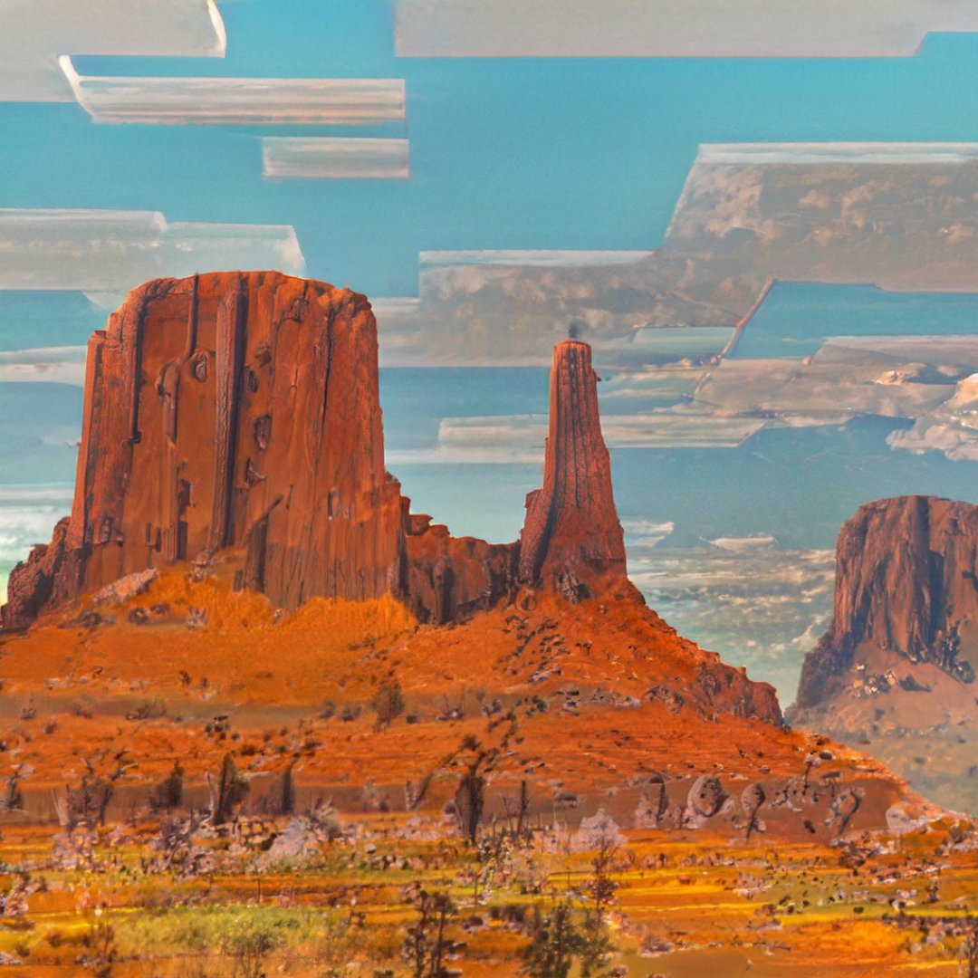 RubenNammensma's tweet image. I tried using the new #Photoshop landscape mixer with my #Minecraft work. Pretty interesting results... 😂