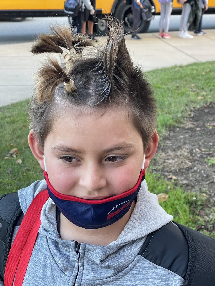 Lots of fun with crazy hair day!
