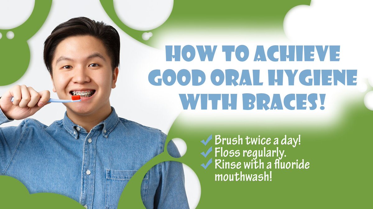 Porter_Ortho's tweet image. General rules for great oral hygiene with braces:
✔️Brush twice a day
✔️Floss regularly
✔️Rinse with a fluoride mouthwash
Like this post, if you're already following these steps!

#oralhealth #orthotips #bracescare