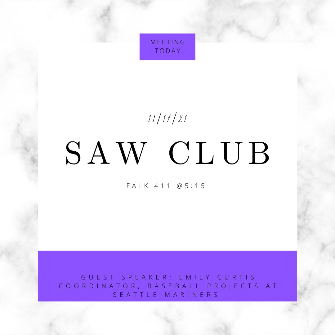 Sport Analytics Women (SAW) Club Twitter