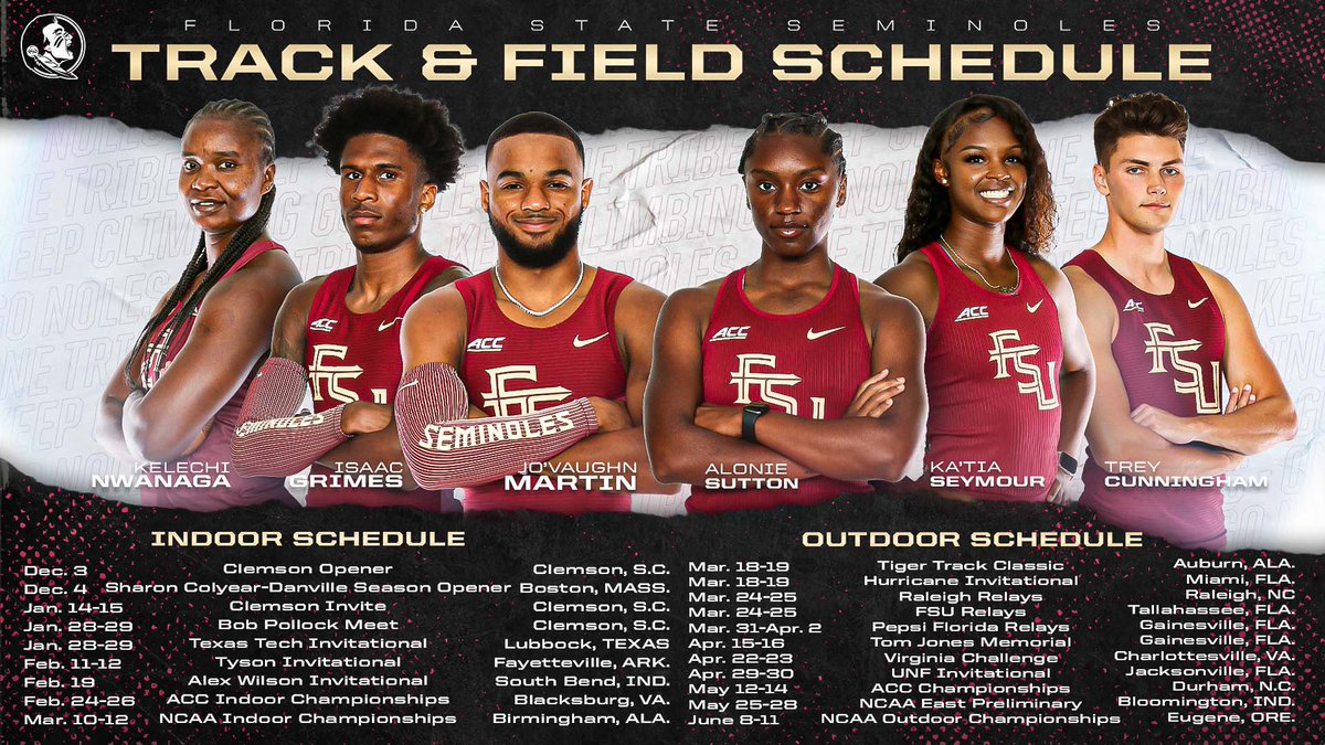 Mark your calendars 📆

The 2021-22 schedule is here!

#GoNoles