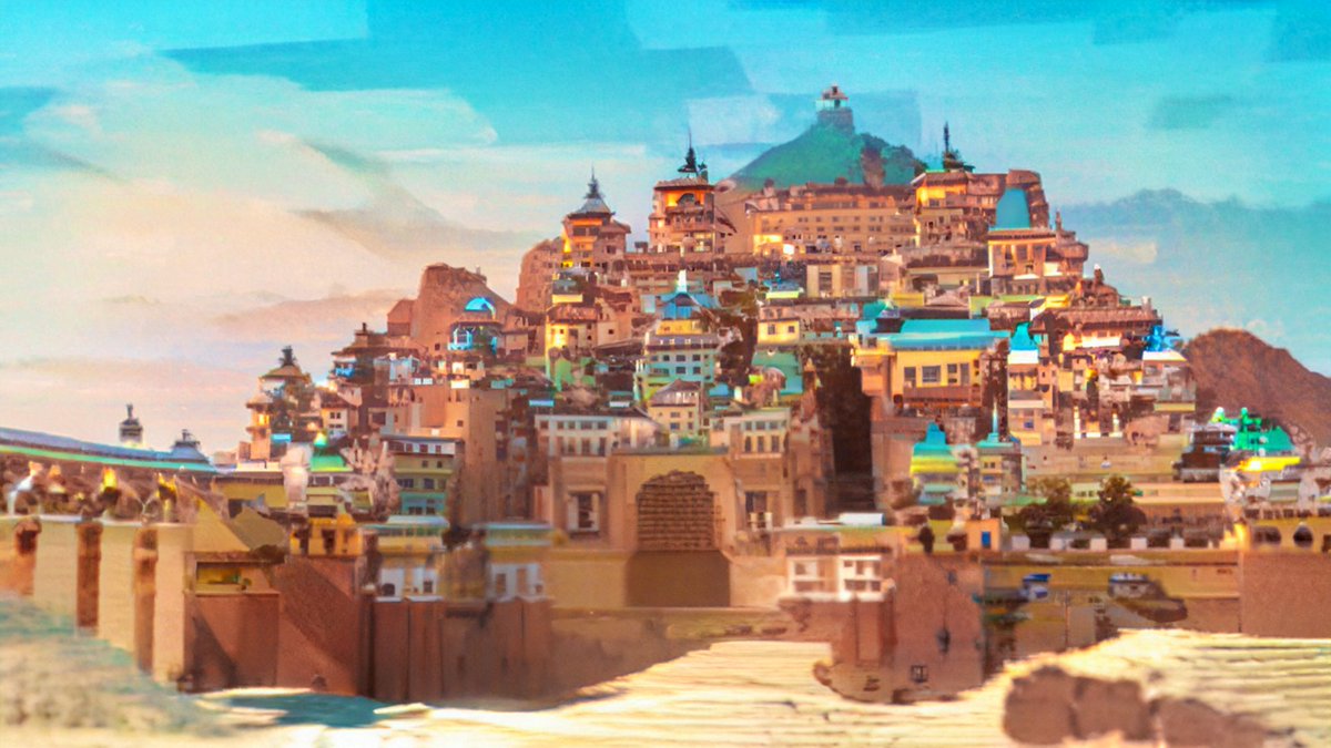 RubenNammensma's tweet image. I tried using the new #Photoshop landscape mixer with my #Minecraft work. Pretty interesting results... 😂