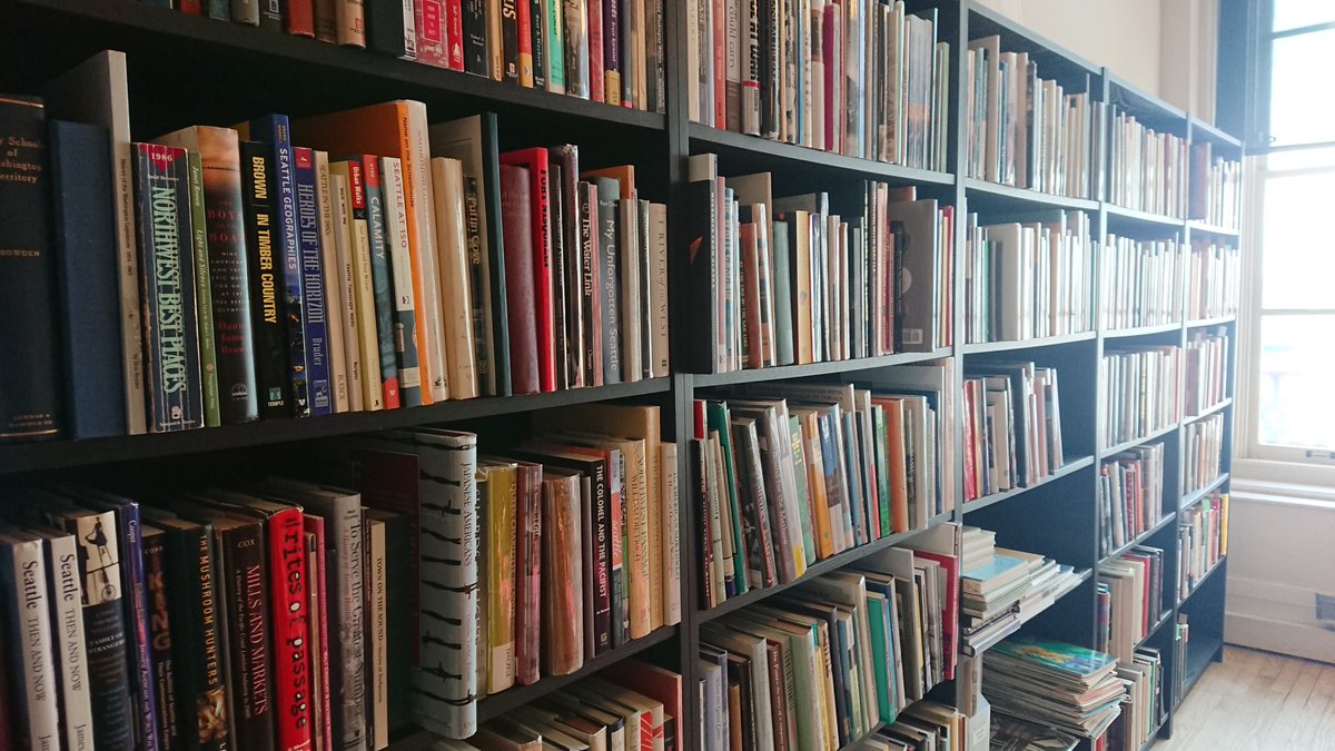 folioseattle's tweet photo. @nysoclib Those are some impressive stacks @nysoclib ! Here are some of ours. #StacksWeek #librarylife https://t.co/scK026SGNW
