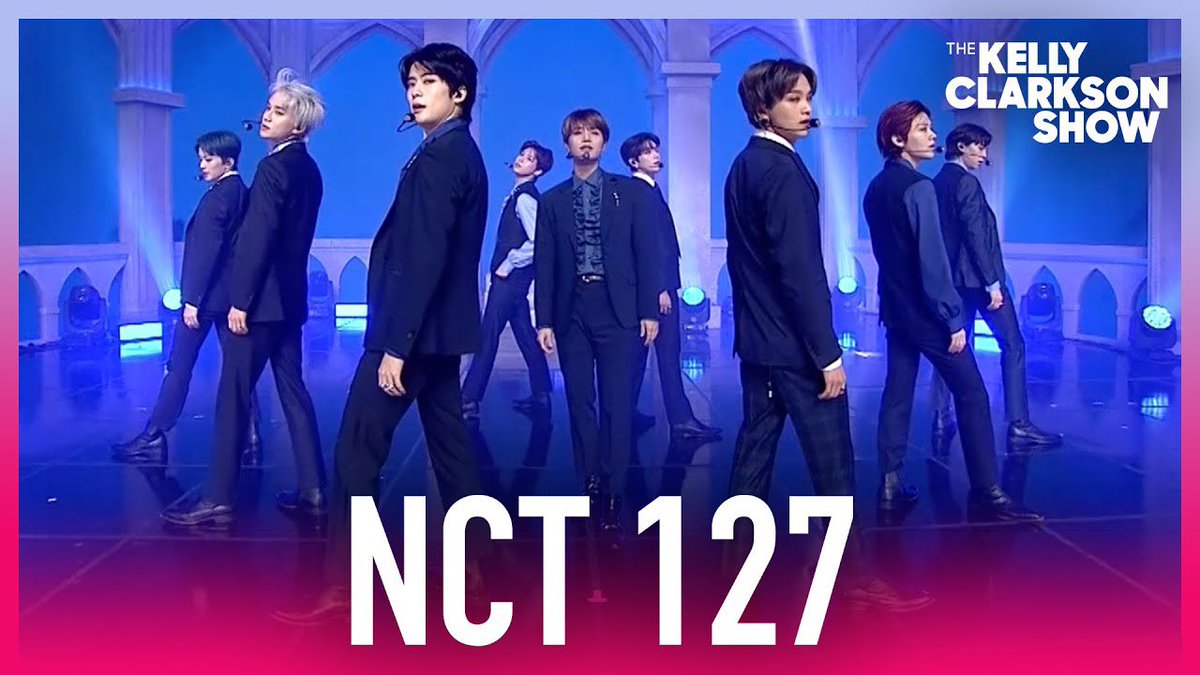 ncthall's tweet photo. 211118 NCT 127 Performs 'Favorite (Vampire)' On The Kelly Clarkson Show

https://t.co/Nj6uJGoomH

#NCT127 #NCT @NCTsmtown_127 @NCTsmtown https://t.co/VGH6tolDPe