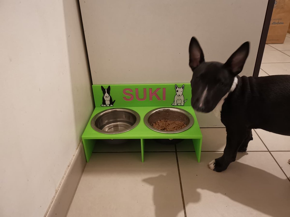 3_daddict's tweet photo. Support de Gamelles surélevées personnalisé imprimé en 3D sur Creality CR-30 avec du filament PLA antibactérien @XYZprinting
@Creality3dprint #Creality #CR30 #Printmill #imprimante3D #impression3D #3dprinting #3dprinter #dog https://t.co/gtYHzQyHrm