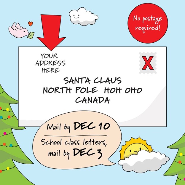 dbiBrokers's tweet photo. Make sure you get your letters to Santa into the mail in time for our friends @canadapostcorp to get them delivered in time!

A plate of cookies for Santa and a couple of carrots for his furry friends on Christmas Eve never go wrong either.

#SantaForTheWin #WednesdayWisdom https://t.co/up0Cbjmn71