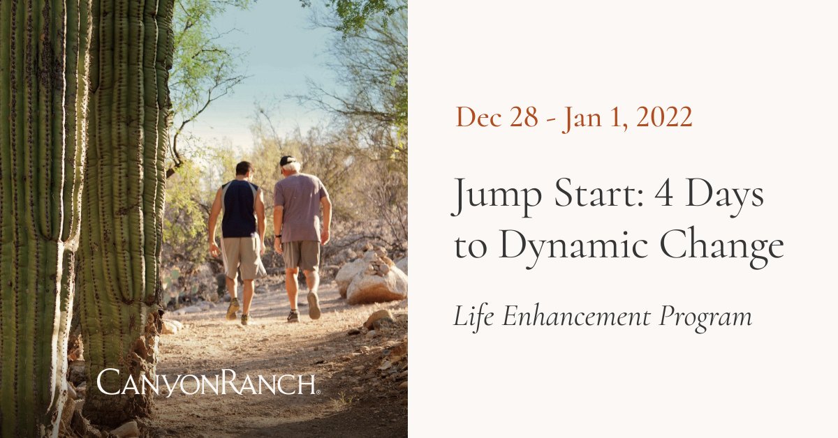 Take time away to set intentions and get on track. Our New Years retreat features expert-led wellness classes, supportive group dynamics, along with 1:1 coaching from Canyon Ranch specialists to guide you to set and achieve your goals for the year ahead. bit.ly/3np6uug