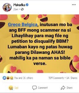 maestrobugoy's tweet photo. Don't vote! Ang taas ng ambisyon #BBMSigawNgBayan #BBMSARA2022 https://t.co/zDwQP3dYE8