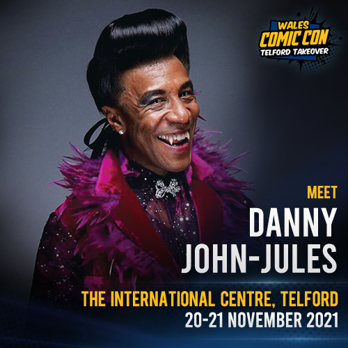 walescomiccon's tweet photo. NEW MEDIA GUEST #WCC2021 - Danny John-Jules #RedDwarf #DeathInParadise #Labyrinth #MIHigh #Blade2 #LockStock https://t.co/WoUXvNEY7m