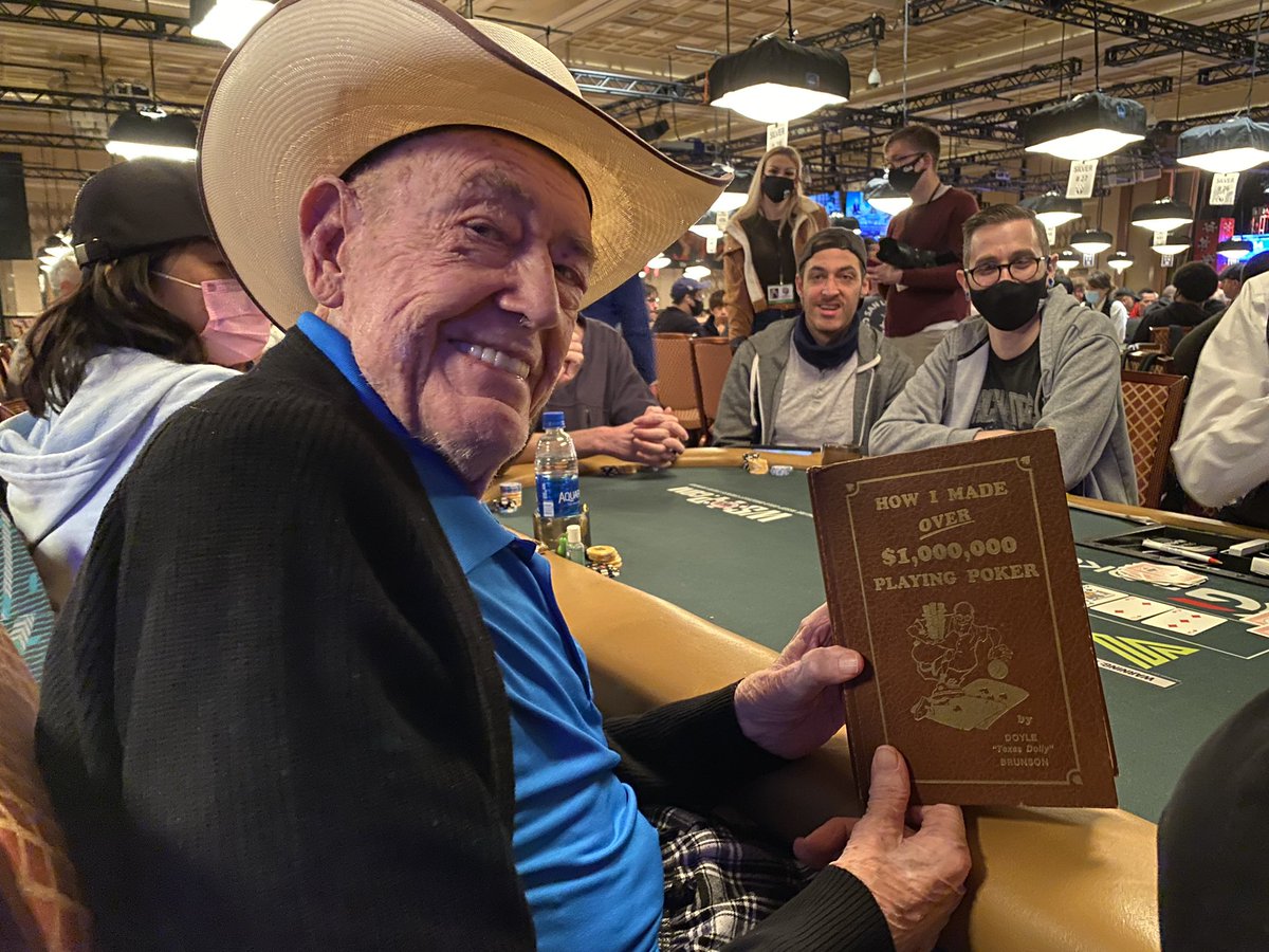 If you’re not at #WSOP Event 79: $1,979 Poker Hall of Fame Bounty Event…you’re missing out!

Featuring: <a href="/TexDolly/">Doyle Brunson Legacy</a>