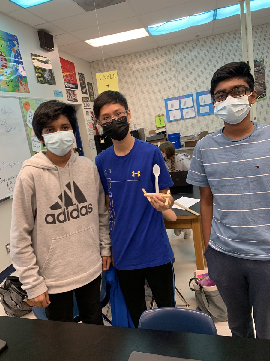 MissBunyard's tweet photo. Enjoyed working with students from other teams today during our extension catapult activity.  Other classrooms included opportunities for relearning before our test later in the week. https://t.co/l0St0vDolo