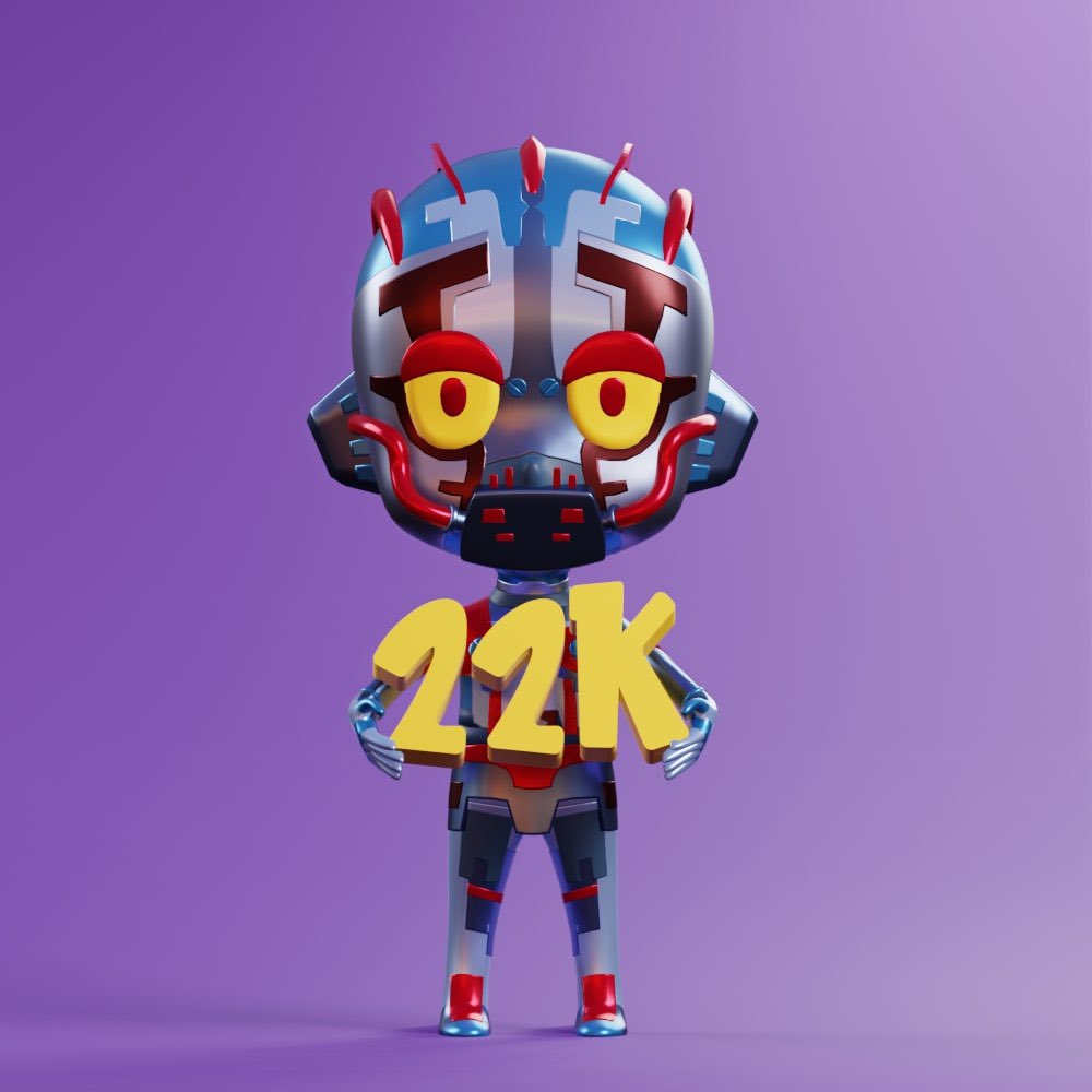 ChibiLabs's tweet photo. Thank you Chibi Nation! We hit 22k Twitter followers! 🚀

#ChibiNation #NFTs https://t.co/3bBYtF5G9X