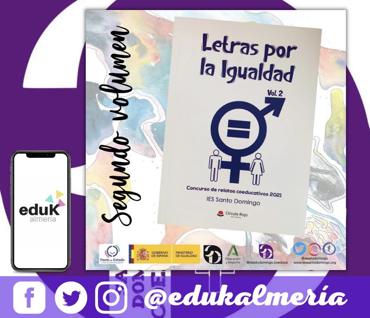¡El <a href="/IesSantodomingo/">iesSantodomingo</a> está de enhorabuena! Ya han recibido los ejemplares de Letras por la Igualdad, volumen II, con la selección de relatos coeducativos que el alumnado escribió en el curso 2020-21 

(HILO 👇🏼)