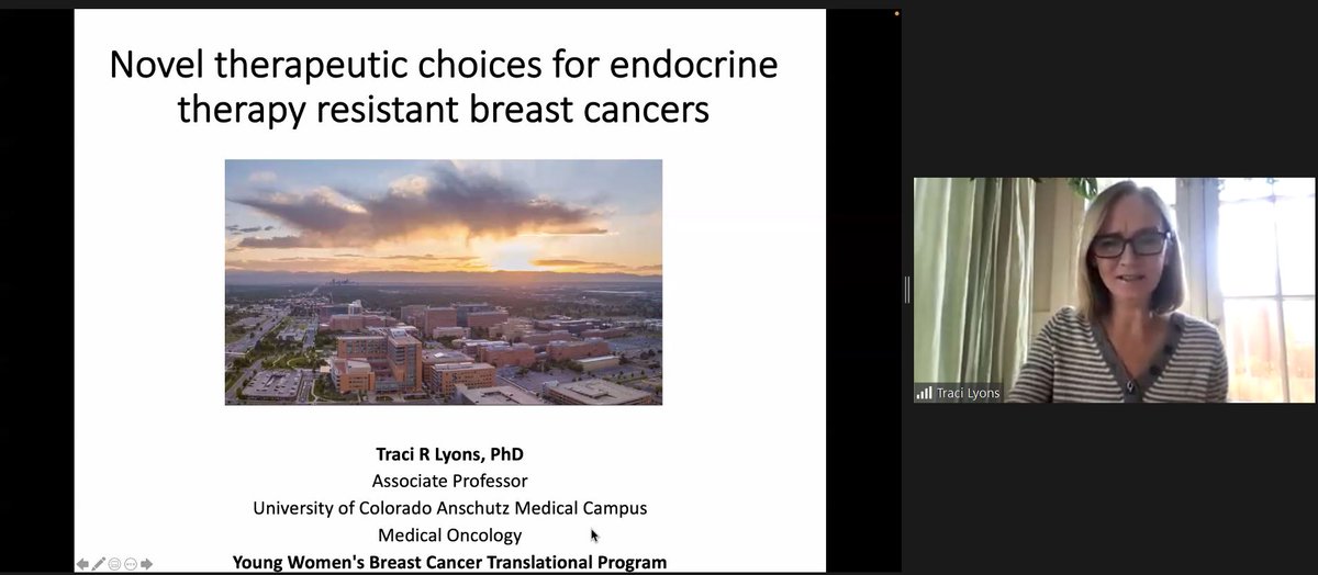 CU Endocrinology (@cuendocrinology) on Twitter photo Endocrine Research Conference: Dr. Traci Lyons <a href="/tracirlyons/">Traci Lyons</a> discussed her lab's research on novel treatments for endocrine therapy resistant #breastcancer. Truly taking bench to bedside! <a href="/CUCancerBio/">CU Anschutz Cancer Biology Graduate Program</a> Endocrine Research Conference: Dr. Traci Lyons <a href="/tracirlyons/">Traci Lyons</a> discussed her lab's research on novel treatments for endocrine therapy resistant #breastcancer. Truly taking bench to bedside! <a href="/CUCancerBio/">CU Anschutz Cancer Biology Graduate Program</a>