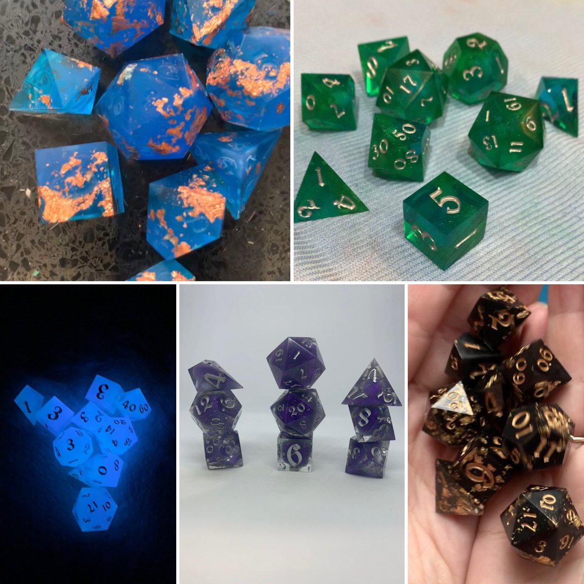 LinksFine's tweet photo. Hey everyone! We have an exciting announcement… dice will be available from our Etsy shop on the 20th November at 3pm UK time! #dicemaking #dicegoblin #diceset #handmadedice #handmadediceset #resindice #epoxyresindice #dnddice #dnd #dungeonsanddragons #shinymathrocks #clickclack https://t.co/E7PtNdJJBF