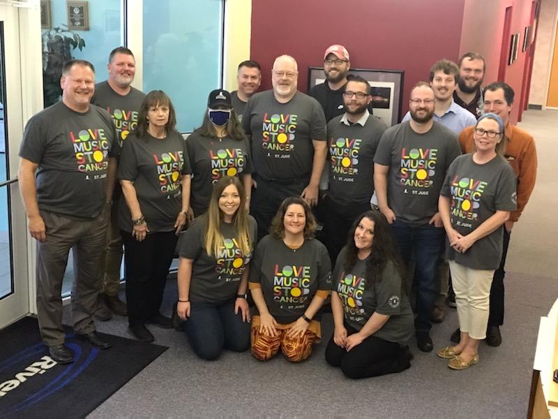 brianrpowell's tweet photo. We're ready to do our part to help St Jude fight childhood cancer. Join us so that no child dies in the dawn of life. #musicgives #stjudewontstop #countrycares https://t.co/SbmPnXLohM