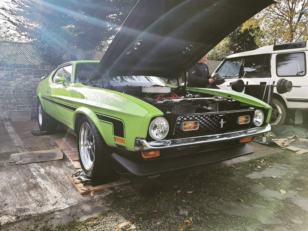 chassissetup's tweet photo. Had the pleasure of aligning this heavily restored Mustang today. That colour pops in the sun!!!
#allsquare #chassissetup #wrapnride #wheelalignment #steering #suspension #classiccar #classiccaruk #ford #mustang #fordmustang #americanmuscle https://t.co/ieAR22OwIb