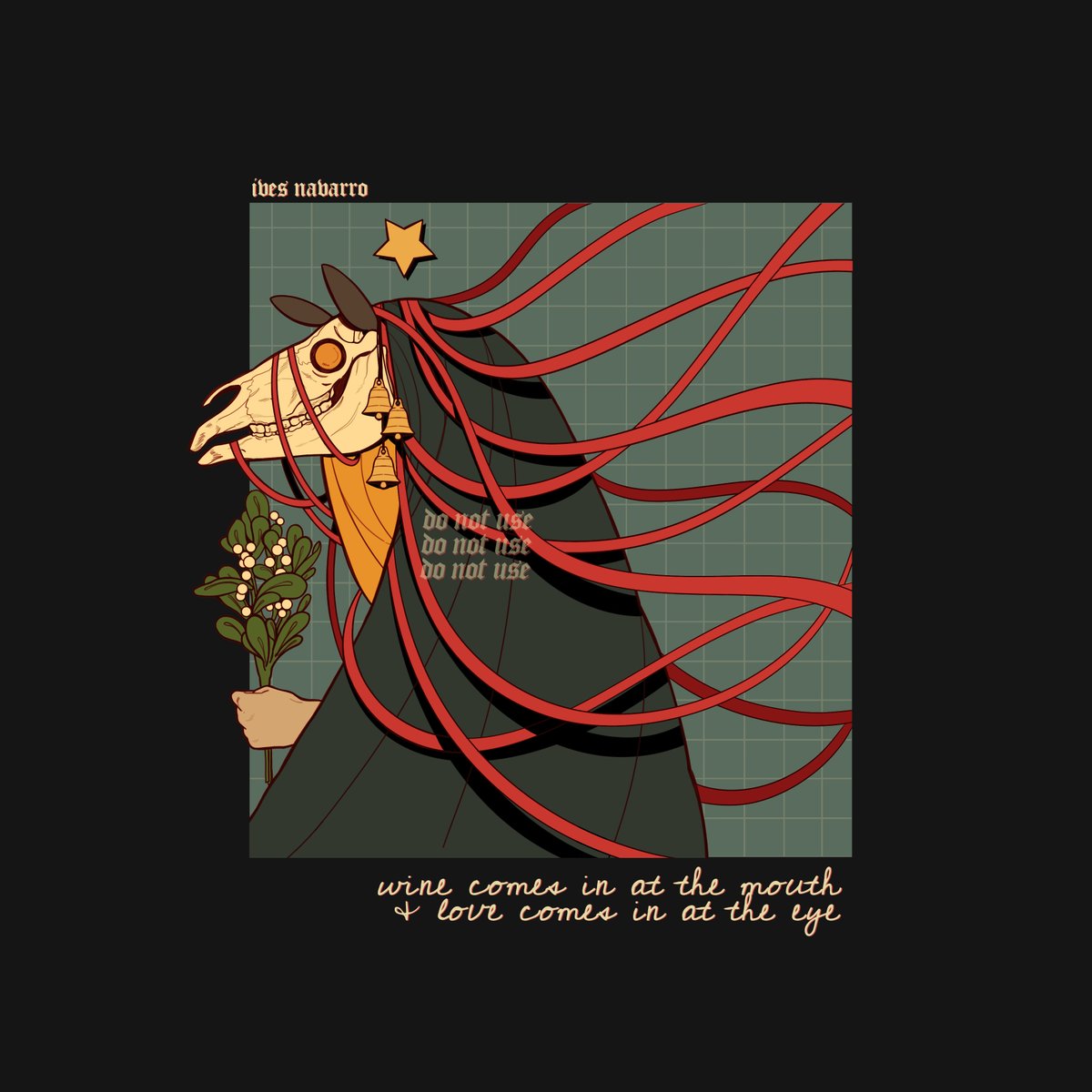 godsrot's tweet image. In the darkest months of the Welsh year, a white horse appears.