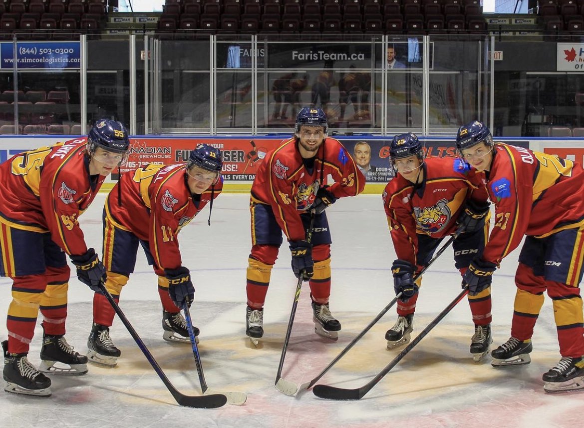 MlleTosh's tweet photo. Warning teacher bragging ⚠️ 🍎 Jure in my class, actually designed this jersey logo for @OHLBarrieColts 🙌🏽 A hockey player, with talent beyond the rink- so inspiring! @SCDSB_arts @SCDSB_Schools @ElmvaleDHS https://t.co/8S3LeuJyJ9