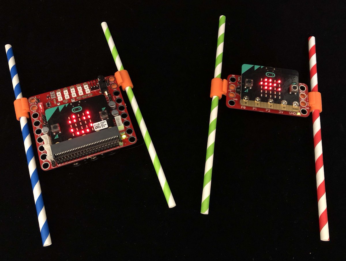 lectrifyit's tweet photo. @strawbees
 and #microbit are like peanut butter and chocolate... We remixed their attachment to work with #bitbooster and #bitbuddy boards 
@microbit_edu
    
@thingiverse
 https://t.co/0CFV2jQKox https://t.co/ELTwI8C1El