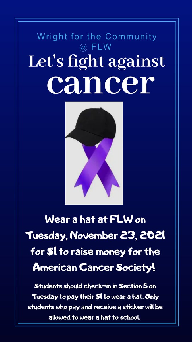 FLWWILDCATS's tweet photo. 2 great student lead fundraisers taking place at FLW.  Please use link provided if you are able to help.  https://t.co/PBUkQAUlNJ  Mr. Laurishke has put a challenge out there...raise $1,000 &amp; he will dye his hair purple!  Let's show our support  &amp; turn Mr. L's hair PURPLE!💜 https://t.co/6seiFmmT6K