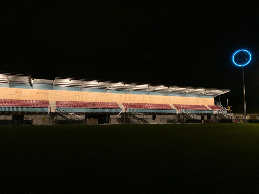 SouthShieldsFC's tweet photo. How special will it be to see and hear this thing packed and bouncing under the lights 😍

Work continues to progress well and the back of the stand has now been fenced off as progress on the fit-out continues. Exciting times 🙌 https://t.co/UcRnZHRo5n