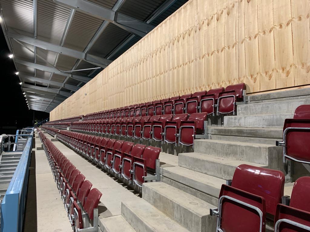 SouthShieldsFC's tweet photo. How special will it be to see and hear this thing packed and bouncing under the lights 😍

Work continues to progress well and the back of the stand has now been fenced off as progress on the fit-out continues. Exciting times 🙌 https://t.co/UcRnZHRo5n